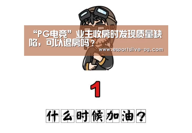 “PG电竞”业主收房时发现质量缺陷,可以退房吗?(图1) PG电竞