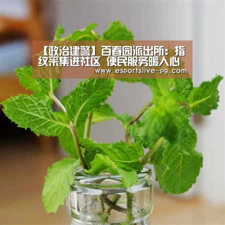 【政治建警】百春园派出所:指纹采集进社区 便民服务暖人心【PG在线】(图2) PG登录